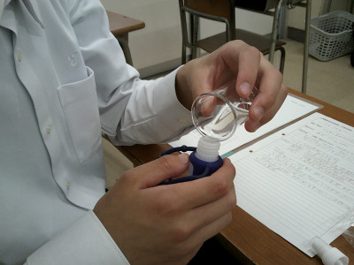 レモンの香りを制作中